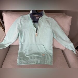 L.L Bean Light Teal Quarter Zip Lightweight Sweater! Womens Small. NEVER WORN!